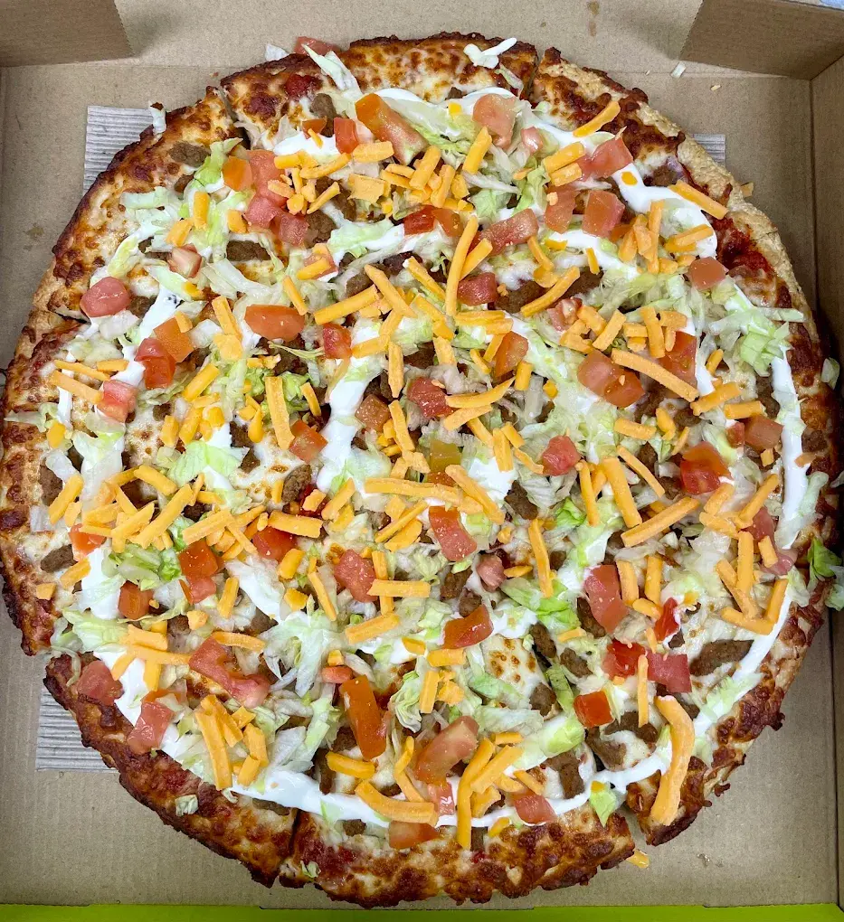 Fresh gourmet pizza at Pizza64 Beaumont Alberta